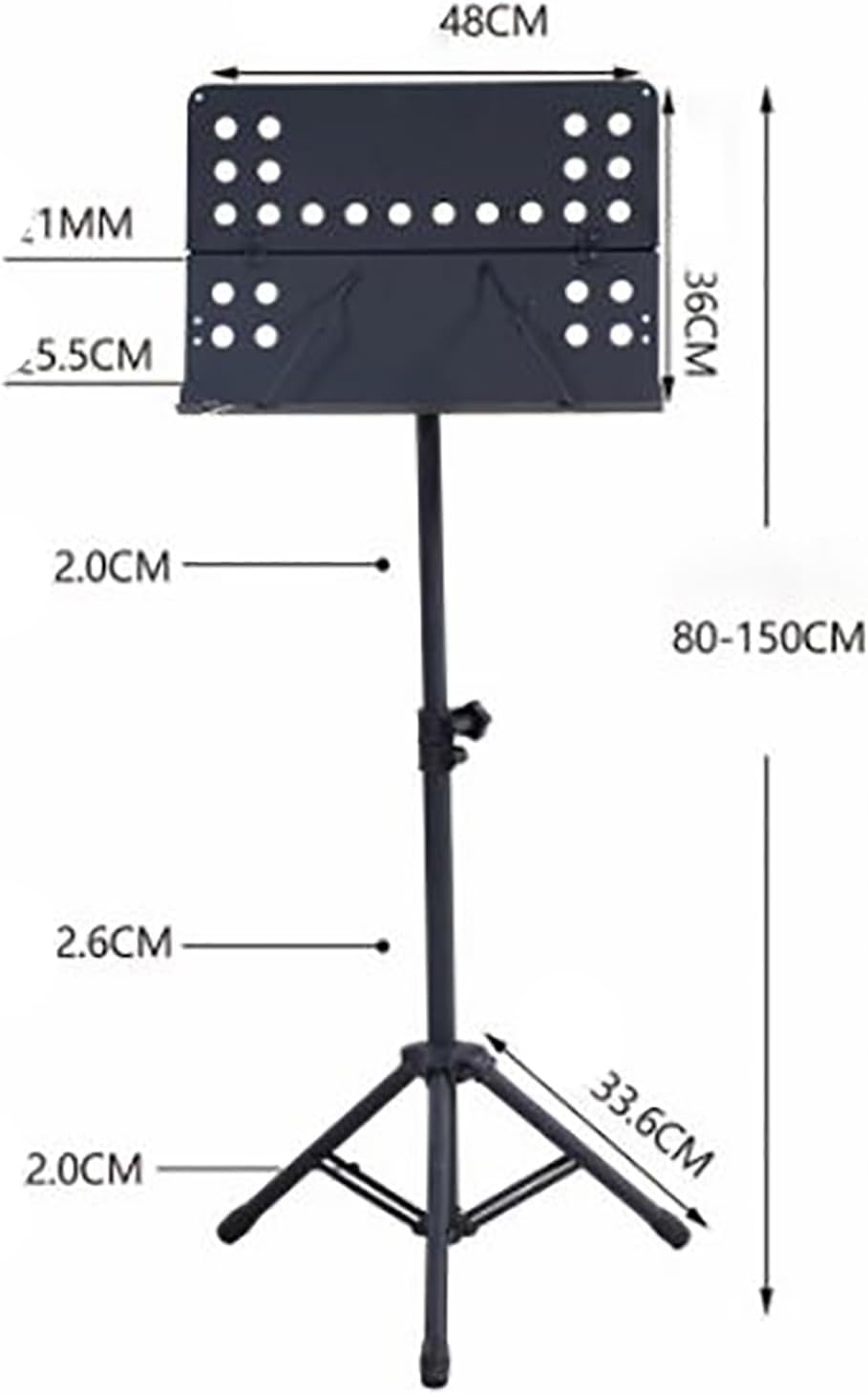 Music Book Stand Violin Guzheng Playing Folding Sheet Music Stand