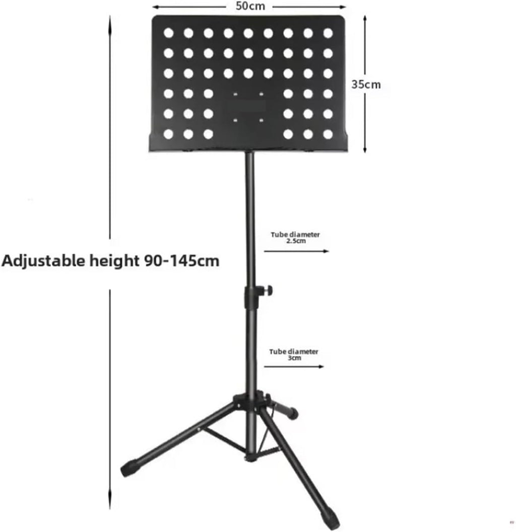 Music Stand Flat Sheet Music Stand Portable Thickening and Lifting Large Sheet Music Stand Guitar Violin Podium Sheet Music Stand