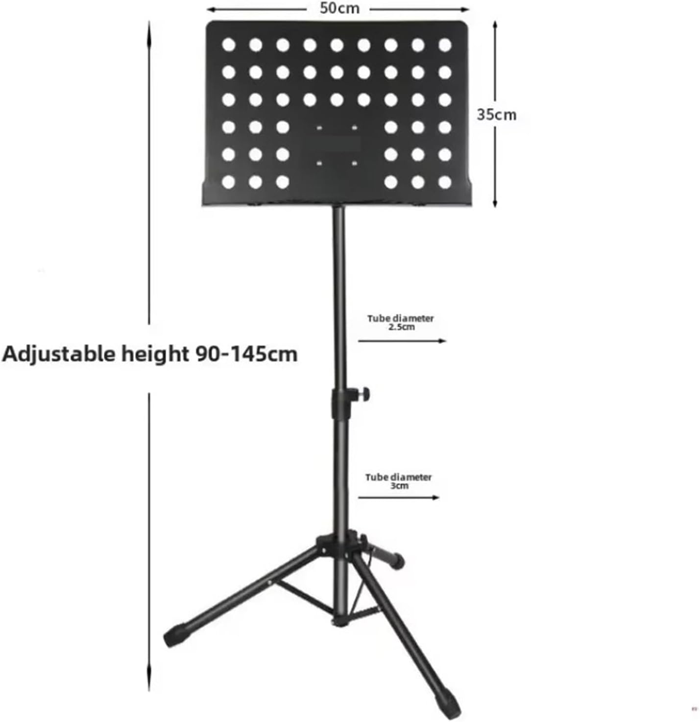 Music Stand Flat Sheet Music Stand Portable Thickening and Lifting Large Sheet Music Stand Guitar Violin Podium Sheet Music Stand