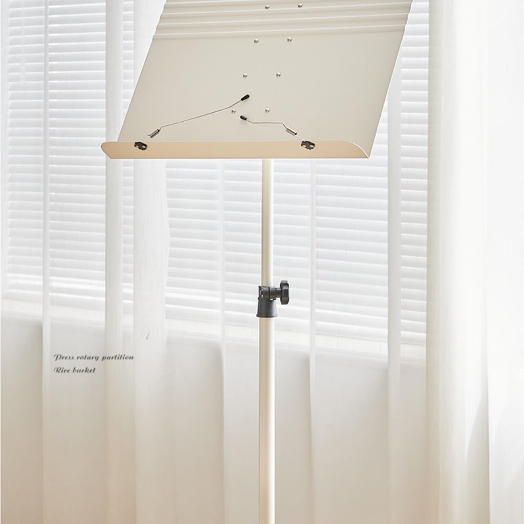 Music Stand Adjust The Piano Music Stand Music Stand Music Stand Music Stand Music Drum Music Violin Conductor Desk Sheet Music Stand(White)