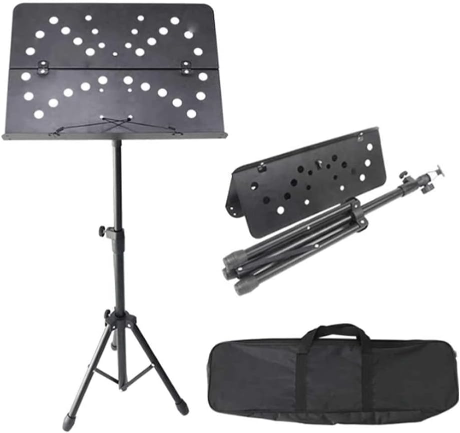 Music Stands Metal Folding Music Holder Universal Adjustable Height Sheet Music Stands Violin Erhu Guzheng Conducting Music Stand