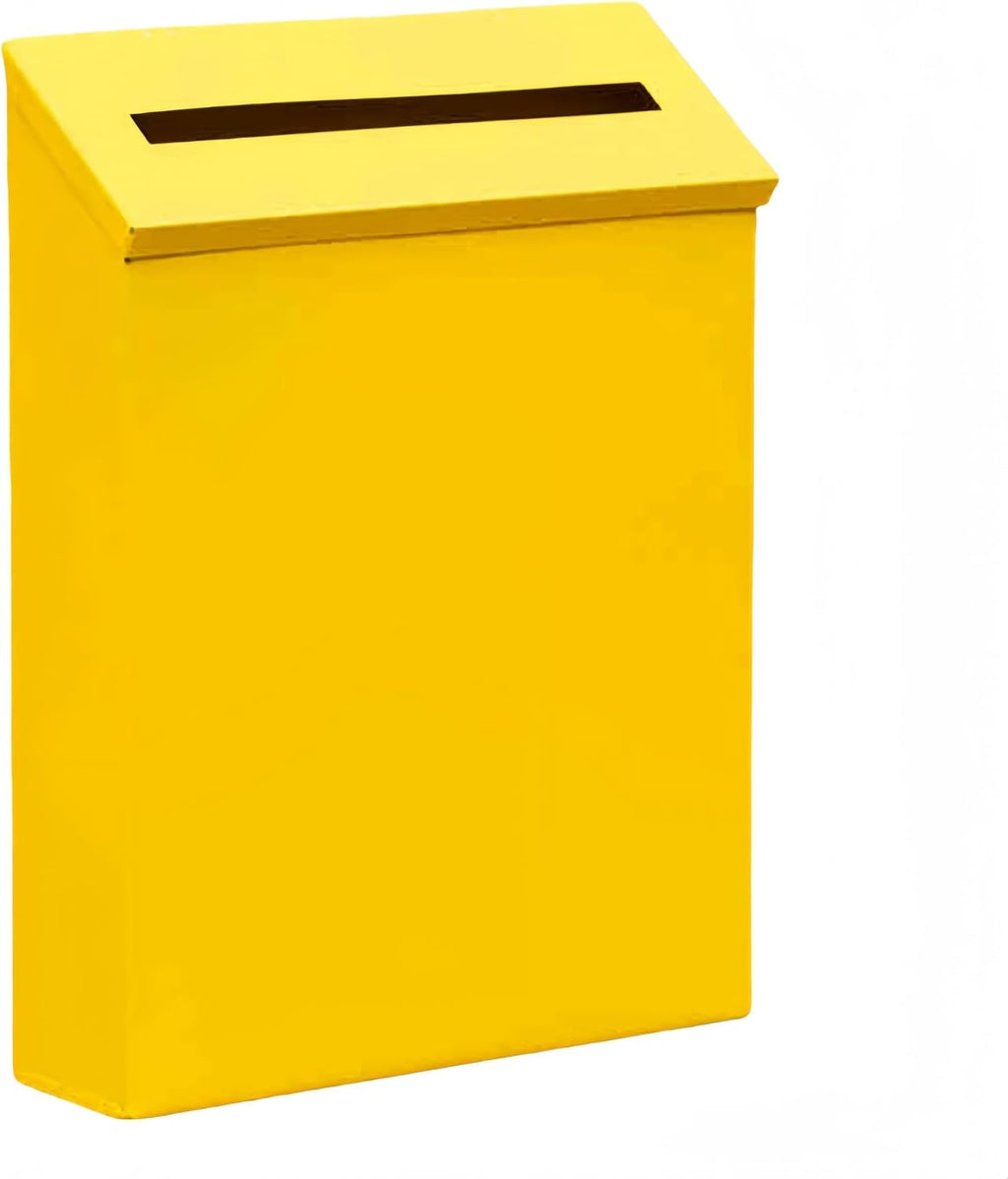Modern Wall Mounted Mailbox with Large Storage Capacity, Metal Mailbox Hanging Secure Postbox for Office Business Home School Outdoor Indoor Use