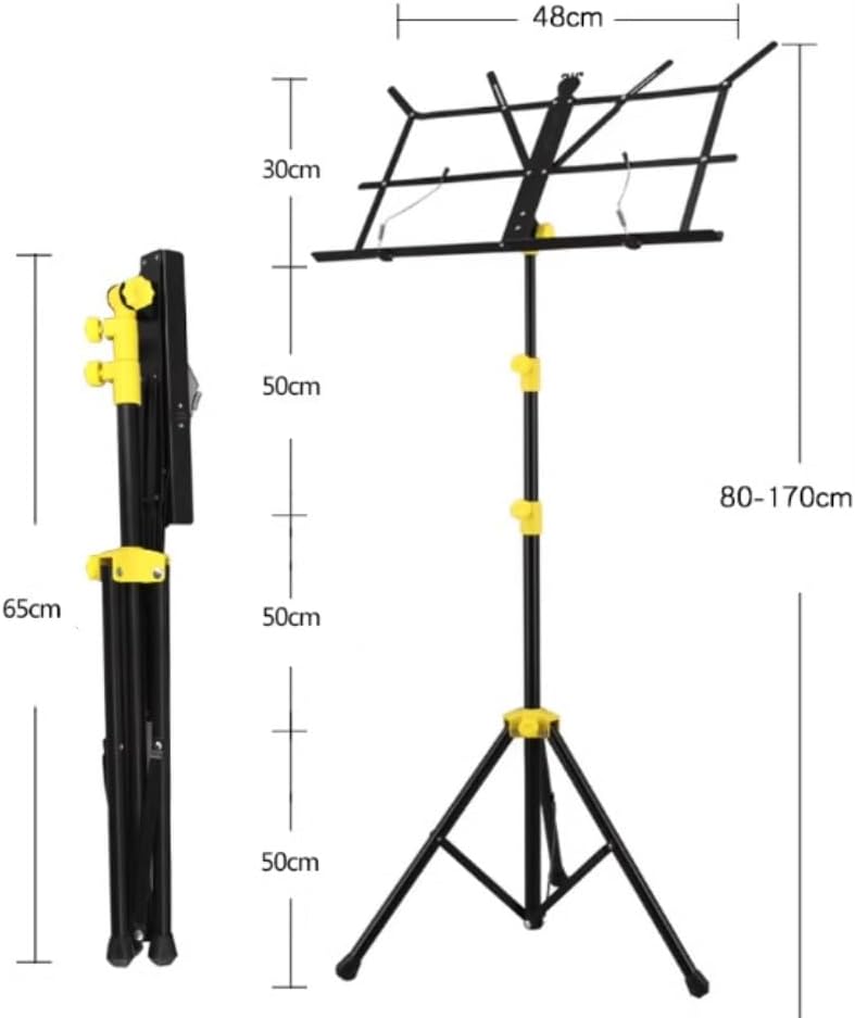 Music Stand Portable Retractable Home Music Stand With Optional Guitar, Guzheng, Drum Set And Retractable Music Stand Sheet Music Stand(A)