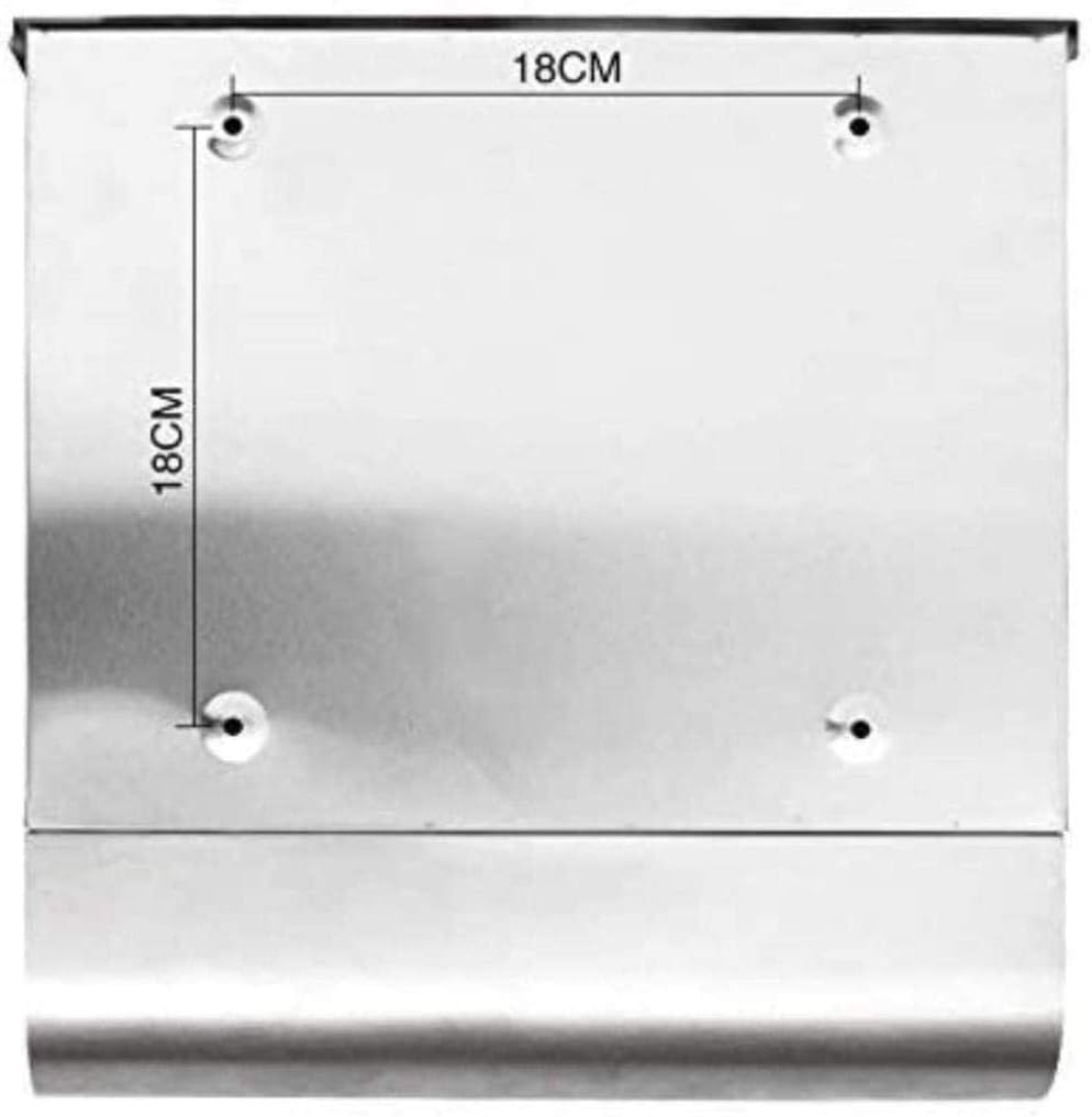 Mailbox Stainless Steel Outdoor Wall Lock Report Box Waterproof Letter Box Postbox Suggestion Box