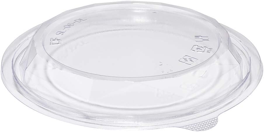 Restaurantware LIDS ONLY: Basic Nature To Go Container Lids 500 Plastic Cup Lids - Pair With 12- And 16-Ounce Containers Plastic Lids Clear PLA Plastic Takeaway Cup Lids For Takeaway Orders
