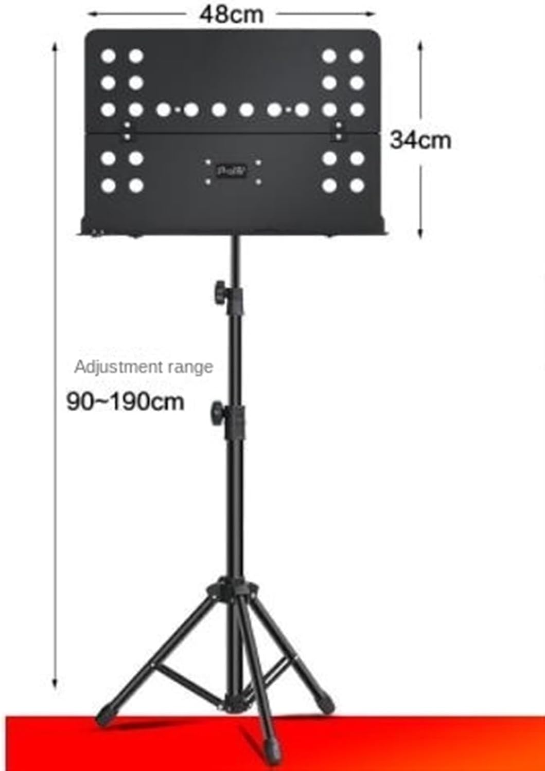 Music Stand Multifunctional Portable Foldable Music Stand Suitable for Guitar Violin Drum Sheet