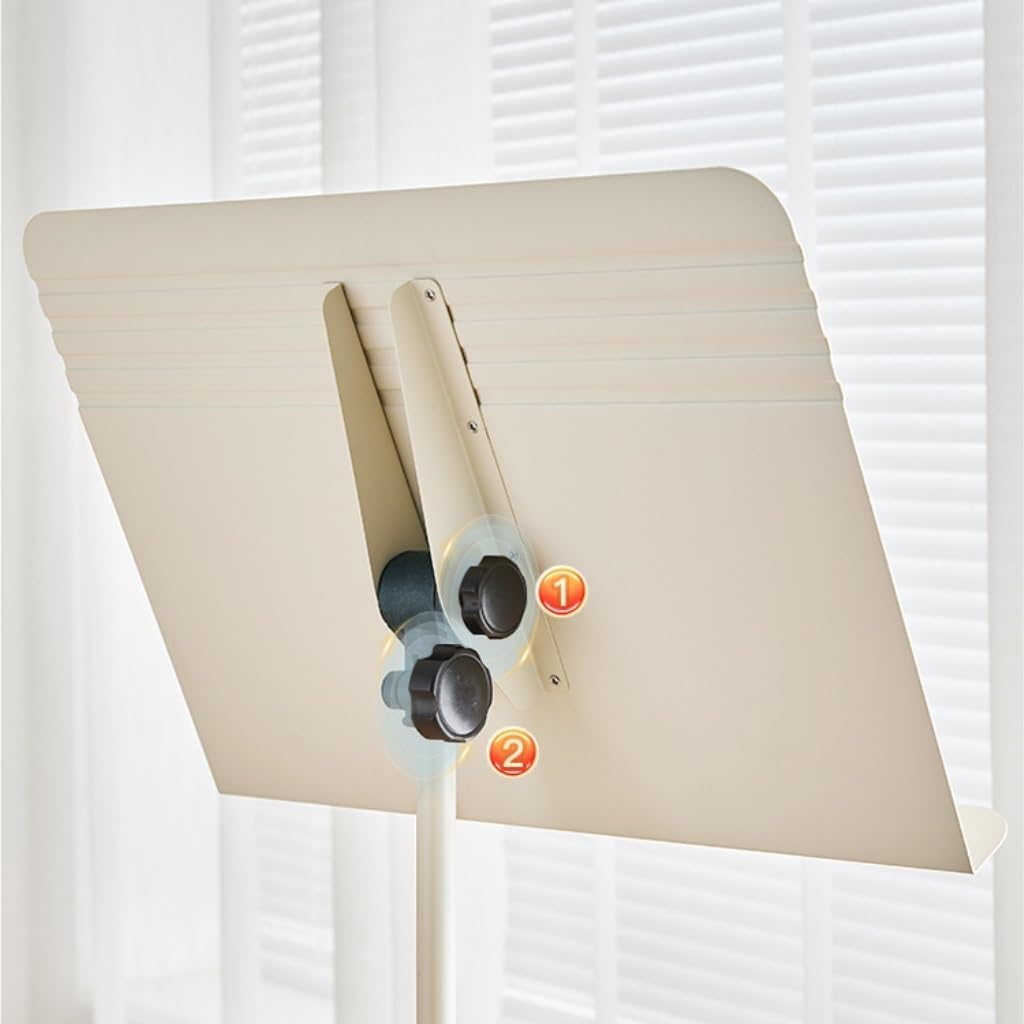 Music Stand Adjust The Piano Music Stand Music Stand Music Stand Music Stand Music Drum Music Violin Conductor Desk Sheet Music Stand(White)