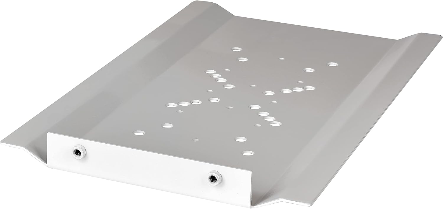 Mail Boss 7109 Curbside Steel Post Mount Security Locking Mailbox, Alpine White