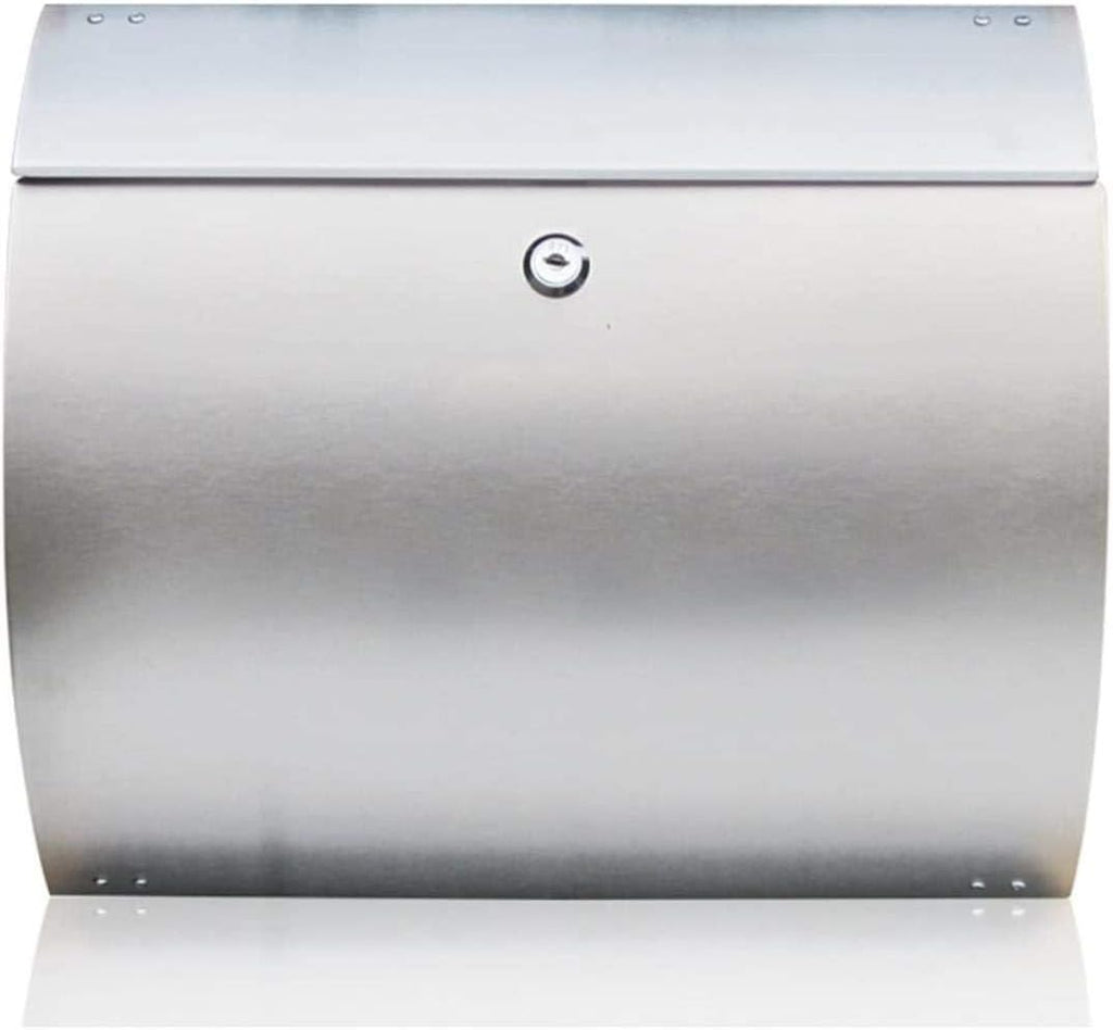 Mailbox Rainproof Postbox Stainless Steel Letter Box Wall-Mounted Outdoor Villa Letter Box