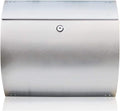 Mailbox Rainproof Postbox Stainless Steel Letter Box Wall-Mounted Outdoor Villa Letter Box