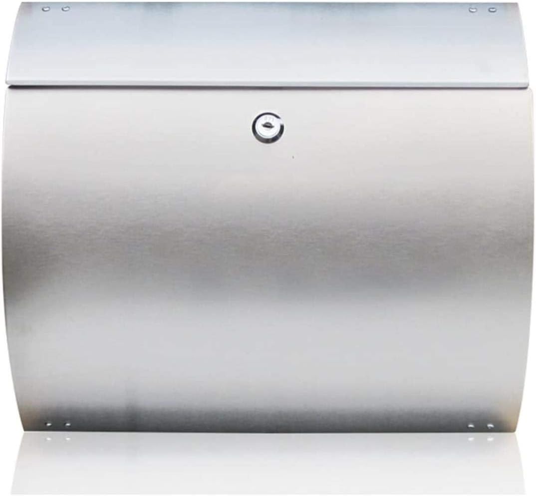 Mailbox Rainproof Postbox Stainless Steel Letter Box Wall-Mounted Outdoor Villa Letter Box
