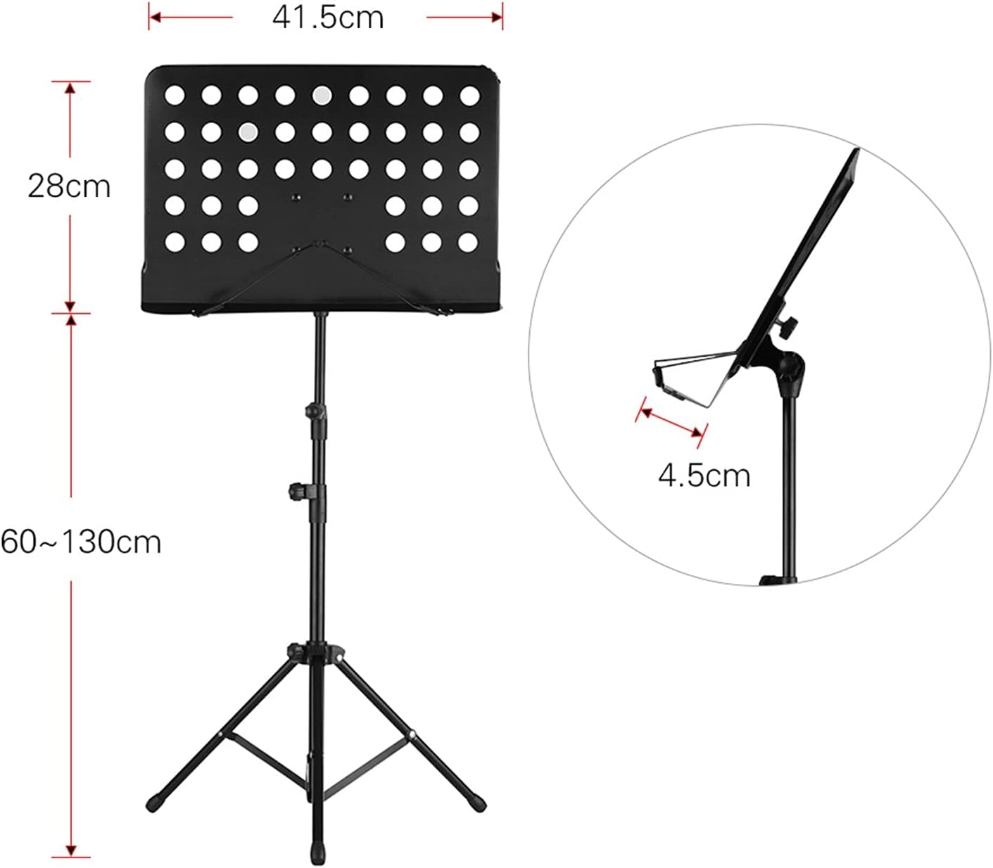 Portable Sheet Music Stand Sheet Music Stand Portable Violin Guitar Music Book Holder for Guitar Bass Ukulele Piano Violin Music Stands (Color : Type C Pink) (Type C Pink)