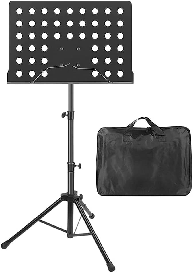 Portable Music Stands Adjustable Height Music Holder Foldable Sheet Music Stands with Handbag for Guitar Violin Book Holder