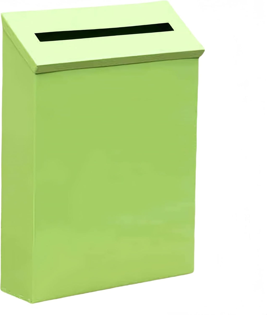 Modern Wall Mounted Mailbox with Large Storage Capacity, Metal Mailbox Hanging Secure Postbox for Office Business Home School Outdoor Indoor Use