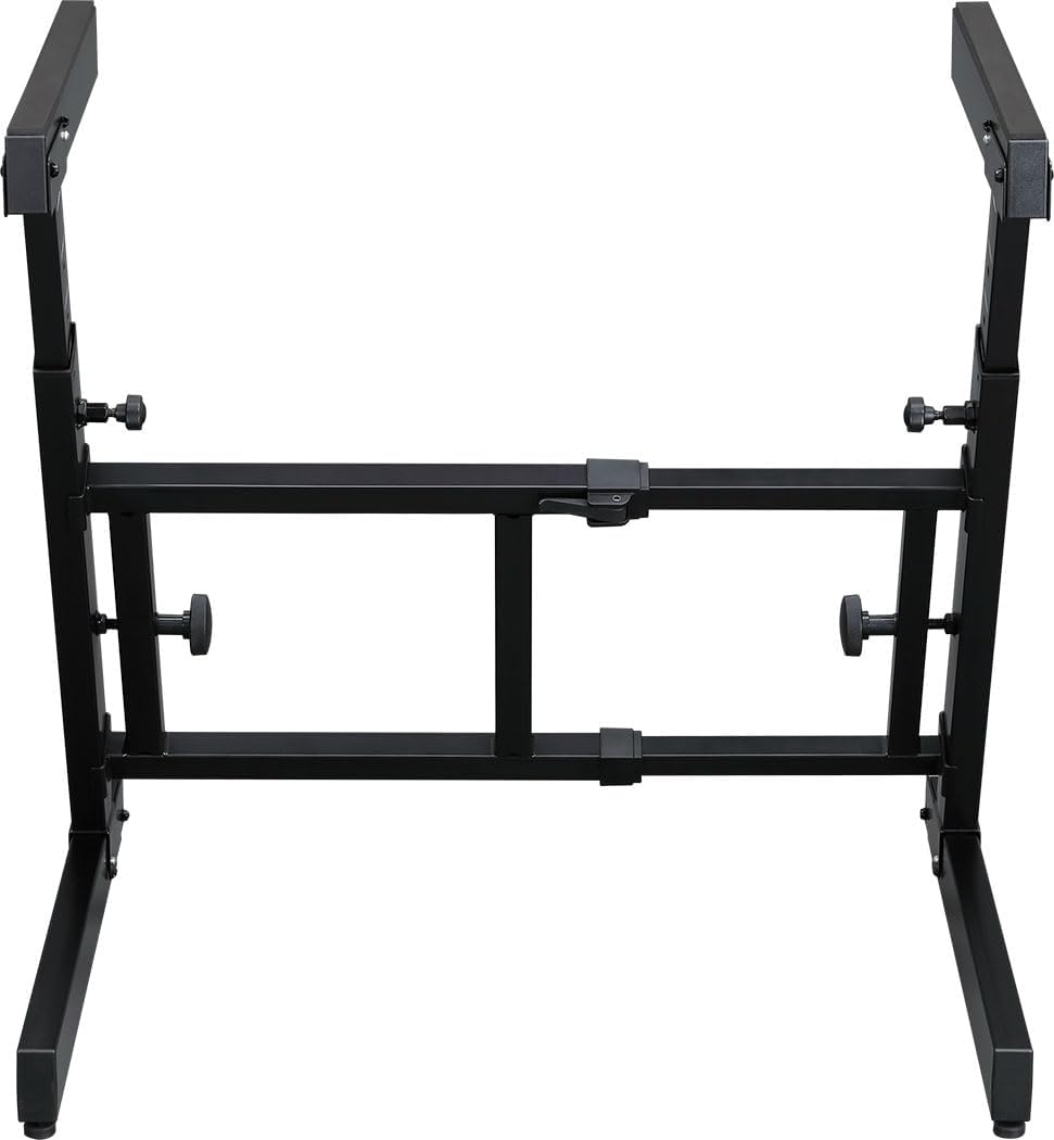 Roland KS-11Z Keyboard Stand | Heavy-Duty Z-Stand with Wide Adjustment Range for 88-Note Stage Pianos & Other Keyboards | Foldable Padded Support Arms | Easy Transport & Storage