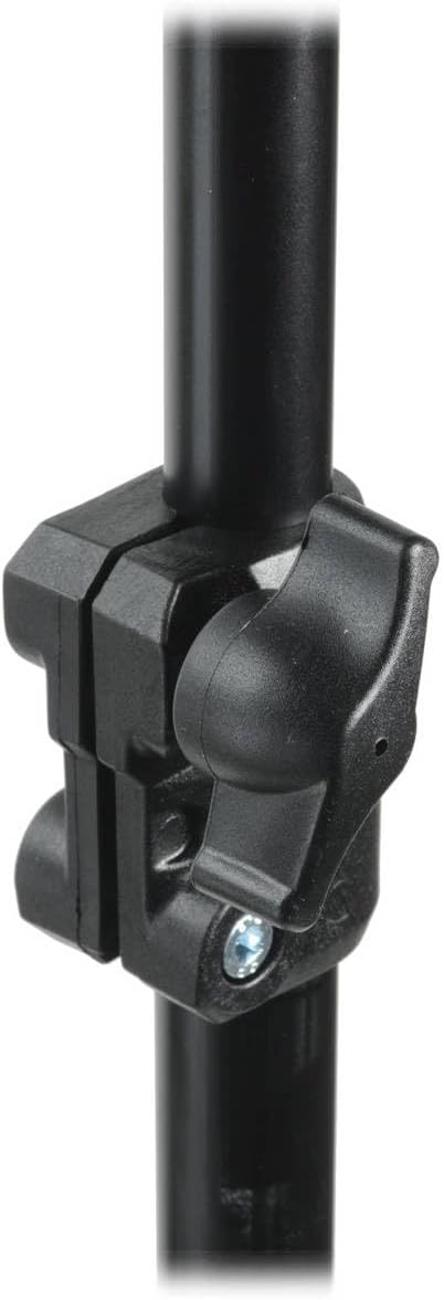 Manfrotto 367B Basic Light Stand extends up to 9 Feet with 5/8-Inch Stud and 015 Top - Replaces 3333 (Black)