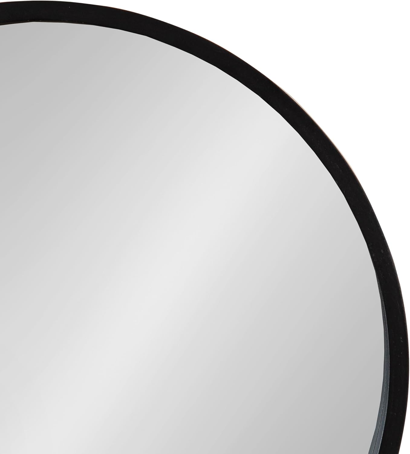 Kate and Laurel Travis Modern Round Wall Mirror Set, Set of 3, Varying Sizes, Black, Decorative Three-Piece Circle Mirror Set for Use as Bathroom Mirror Decor or Gallery Wall Mirrors
