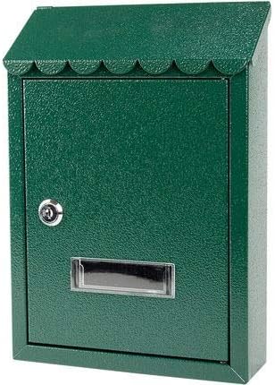 European Pastoral Letter Box Wall Outdoor with Lock Mail Box Rain Post Box