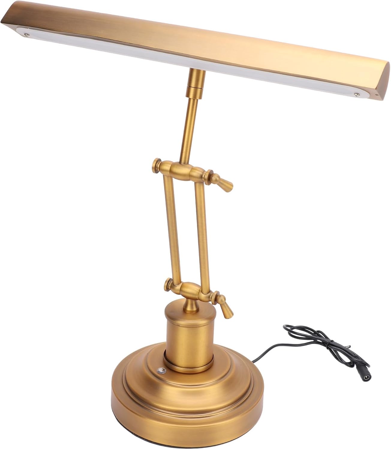 ASHATA Super Bright Music Stand Light, Musicians Piano Light 3000K to 6000K 3 Color, 85 CRI 12W Piano Lamp for Sheet Music Piano Voilin Orchestra Podium, Touch Control (US Plug)