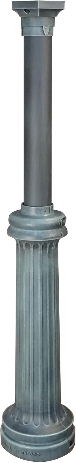 Special Lite Bradford Mailbox Post - Verde Green Cast Aluminum Post for Curbside Mailbox - SPK-590-VG