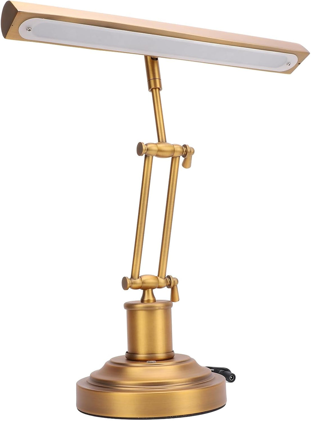 Yoidesu 14in Piano Light for Grand/Upright Piano, 12W Upgraded LED Piano Lamp, 3000K to 6000K Stepless Dimmable Piano Desk Lamp, 360° Rotatable Music Stand Light Office Table Light (US
