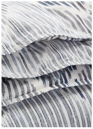 Lauren Ralph Lauren Austen Diamond Graphic Blue Grey King 3 pc Duvet Cover Set Shams