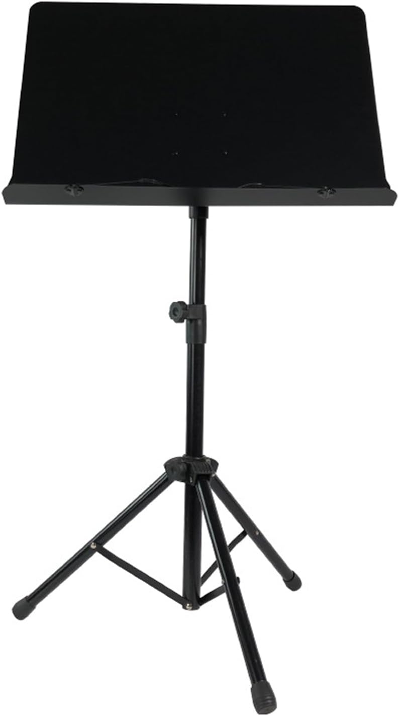 Music Book Stand, Music Holder with Music Sheet Clip, Portable and Folding, Metal, Height-Adjustable, Suitable for Playing Musical Instruments, for Violin, Guitar, Drums