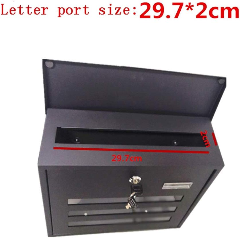 Letterboxes Mailbox Wall-Mounted Mail Boxes Community Postbox Letter Box Villa Letter Box Creative Villa Rainproof Retro Mailbox