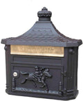 Outdoor Mailbox Retro Aluminum Wall Mounted Mail Box Post Box Secure Letterbox Outside Mailboxes