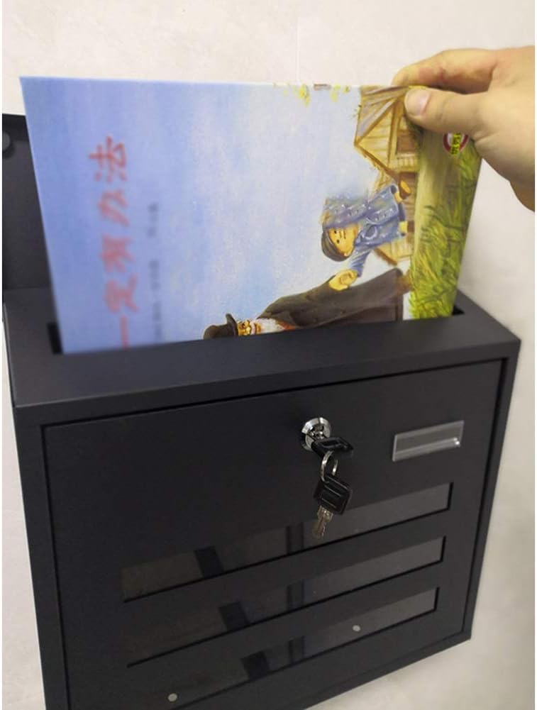 Letterboxes Mailbox Wall-Mounted Mail Boxes Community Postbox Letter Box Villa Letter Box Creative Villa Rainproof Retro Mailbox