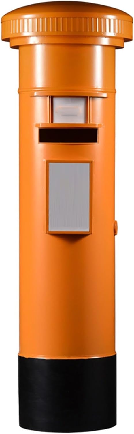 Locking Metal Mailbox 47.2' Tall Mailbox Rear Opening Door Outdoor Rainproof Parcel Boxes with Rain Strip Multiple Color Options