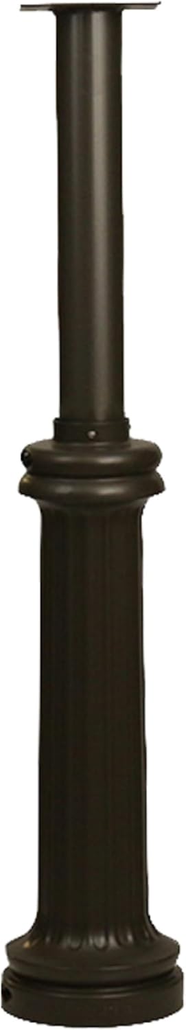 Special Lite Bradford Mailbox Post - Mocha Aluminum Post for Curbside Mailbox - SPK-590-MOC