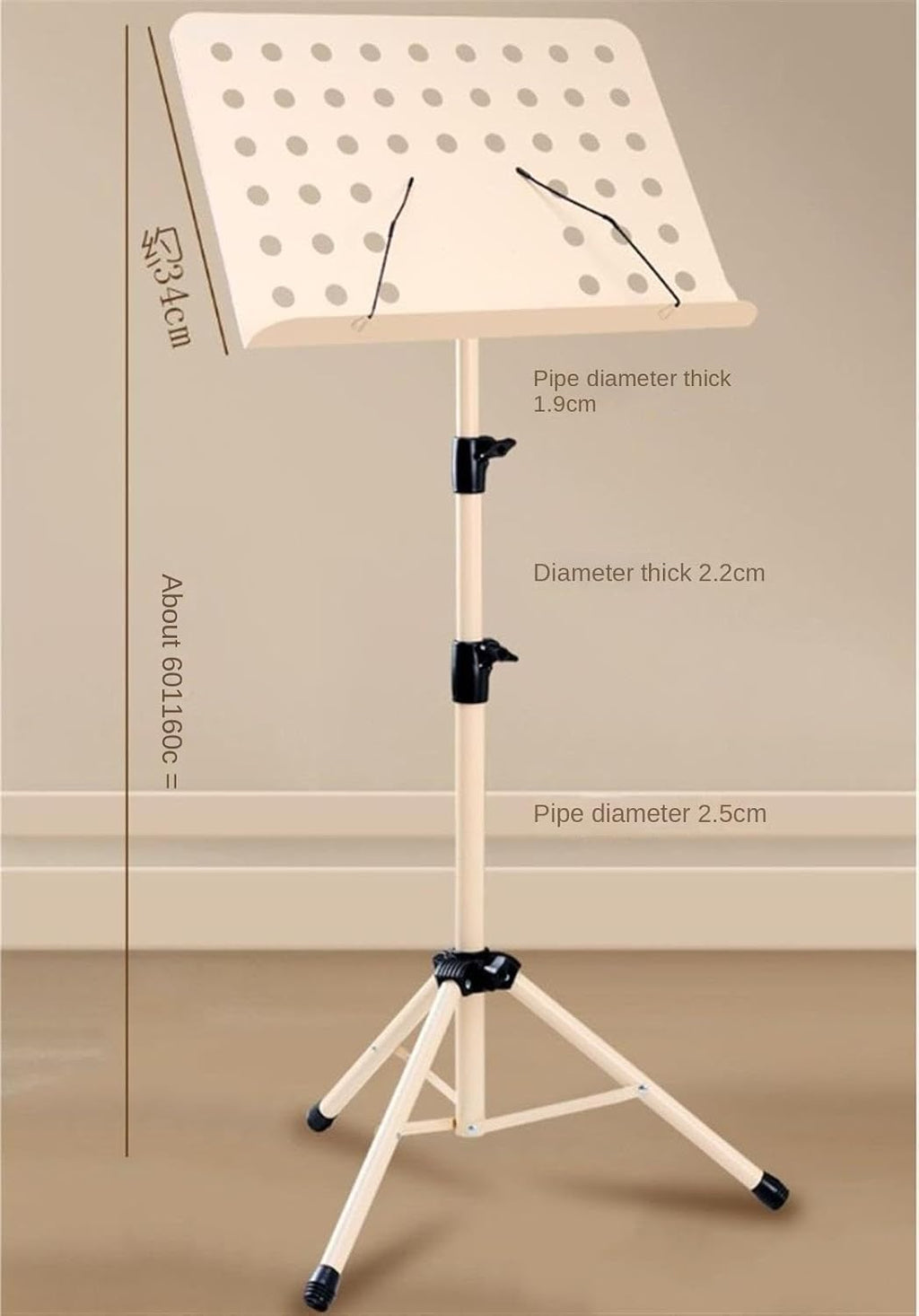 Sheet Music Stand Portable Lifting Music Stand Multi-Function Music Stand for Guitar Violin Home Music Holder Music Stand Holder