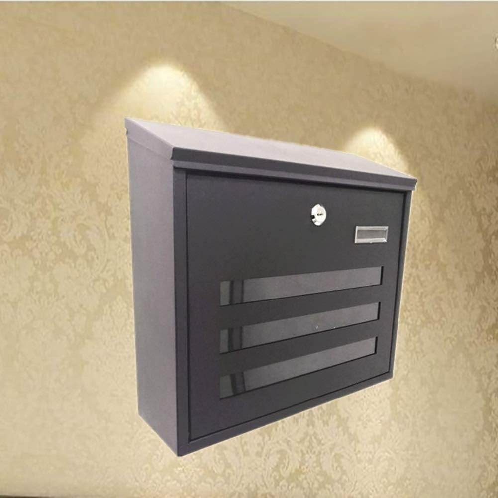 Letterboxes Mailbox Wall-Mounted Mail Boxes Community Postbox Letter Box Villa Letter Box Creative Villa Rainproof Retro Mailbox