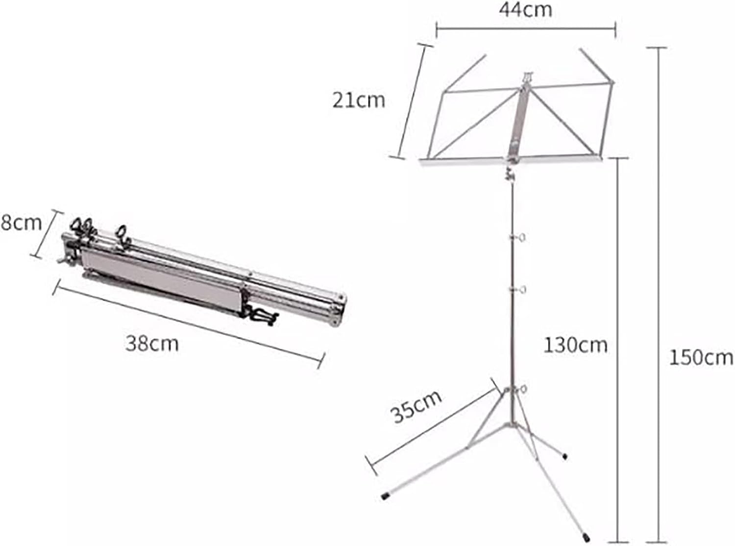 Music Book Stand Sheet Music Stand Household Portable Guitar Violin Guzheng