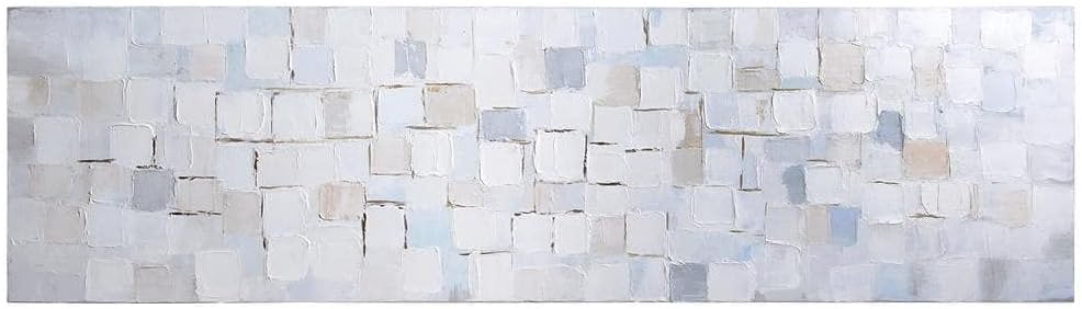 Empire Art Direct Abstract Wall Art Textured Hand Painted Canvas by Martin Edwards, Unframed, 20' x 72', Frozen Tundra