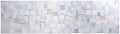 Empire Art Direct Abstract Wall Art Textured Hand Painted Canvas by Martin Edwards, Unframed, 20' x 72', Frozen Tundra