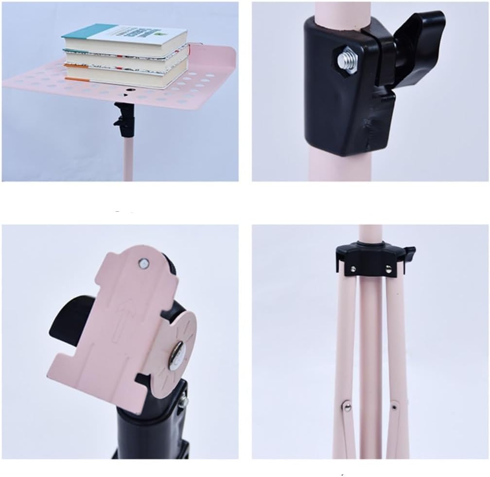Music Stand Guitar Music Stand Portable Foldable Music Stand School Music Stand Guitar Drum Guzheng Violin Music Stand Sheet Music Stand(Pink)