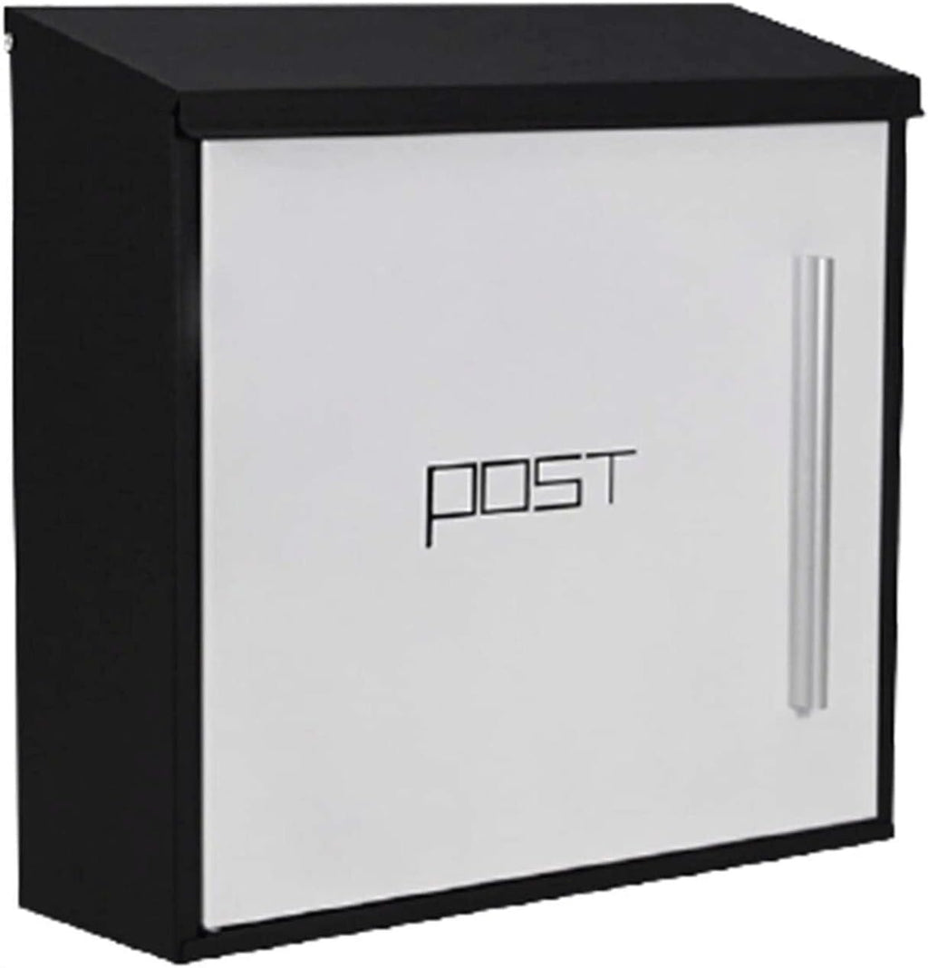 Mailboxes for Outside Wall Mounted Mailbox with Handle Post Box Stainless Steel Drop Box Outdoor Decorative Suggestion Box