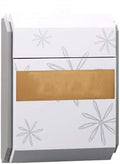 Mailbox, Wall-Mounted Mailbox, Post Box, Lockable Waterproof Mailbox, Plastic, White