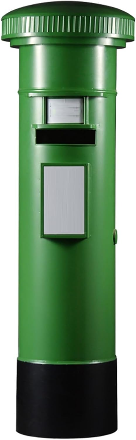 Locking Metal Mailbox 47.2' Tall Mailbox Rear Opening Door Outdoor Rainproof Parcel Boxes with Rain Strip Multiple Color Options