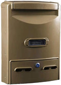 Locking Mailboxes Wall Mounted Vertical Mail Box Medium Cover Rust-Proof Metal Post Box