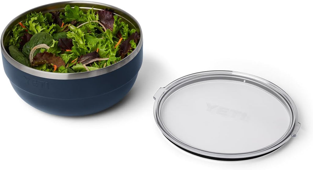 YETI Nestable Standard Food Storage Bowl Set, (1) 1 QT, (1) 2 QT, and (1) 4.5 QT, Navy