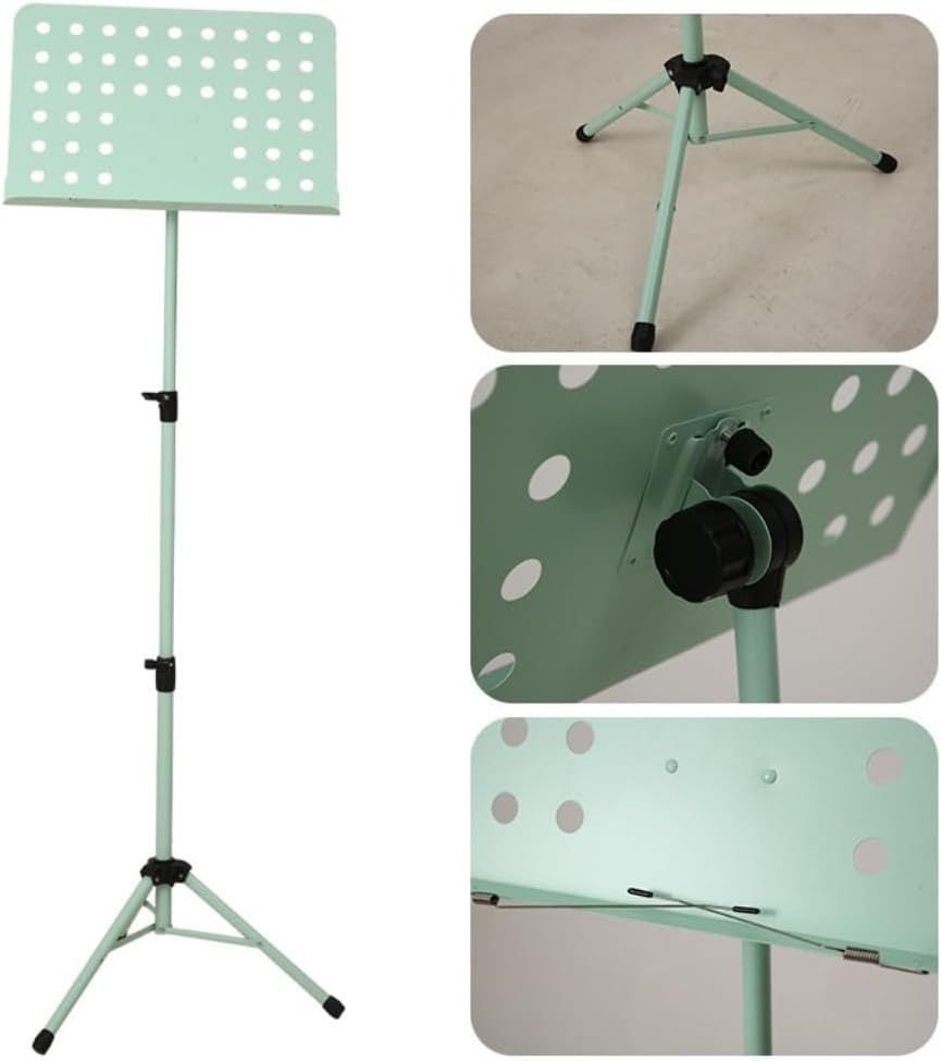 Music Stand Adjust The Piano Music Stand Music Stand Music Stand Music Stand Music Drum Music Violin Conductor Desk Sheet Music Stand(Green)