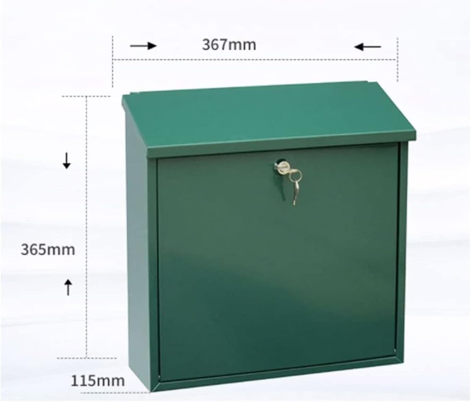 Stainless Steel Wall Mount Letterboxes Metal Mailbox Covers Mailbox Posts Package Lockers Envelopes Mailing Supplies