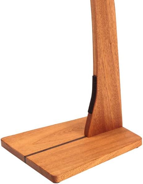 Zither Wooden Guitar Stand - Handcrafted Solid Mahogany Wood Floor Stands Best for Acoustic, Electric and Classical Guitars, Made in USA
