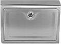 M Capacity Galvanized Steel White, Post-Mount Mailbox