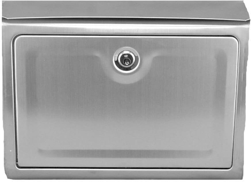M Capacity Galvanized Steel White, Post-Mount Mailbox