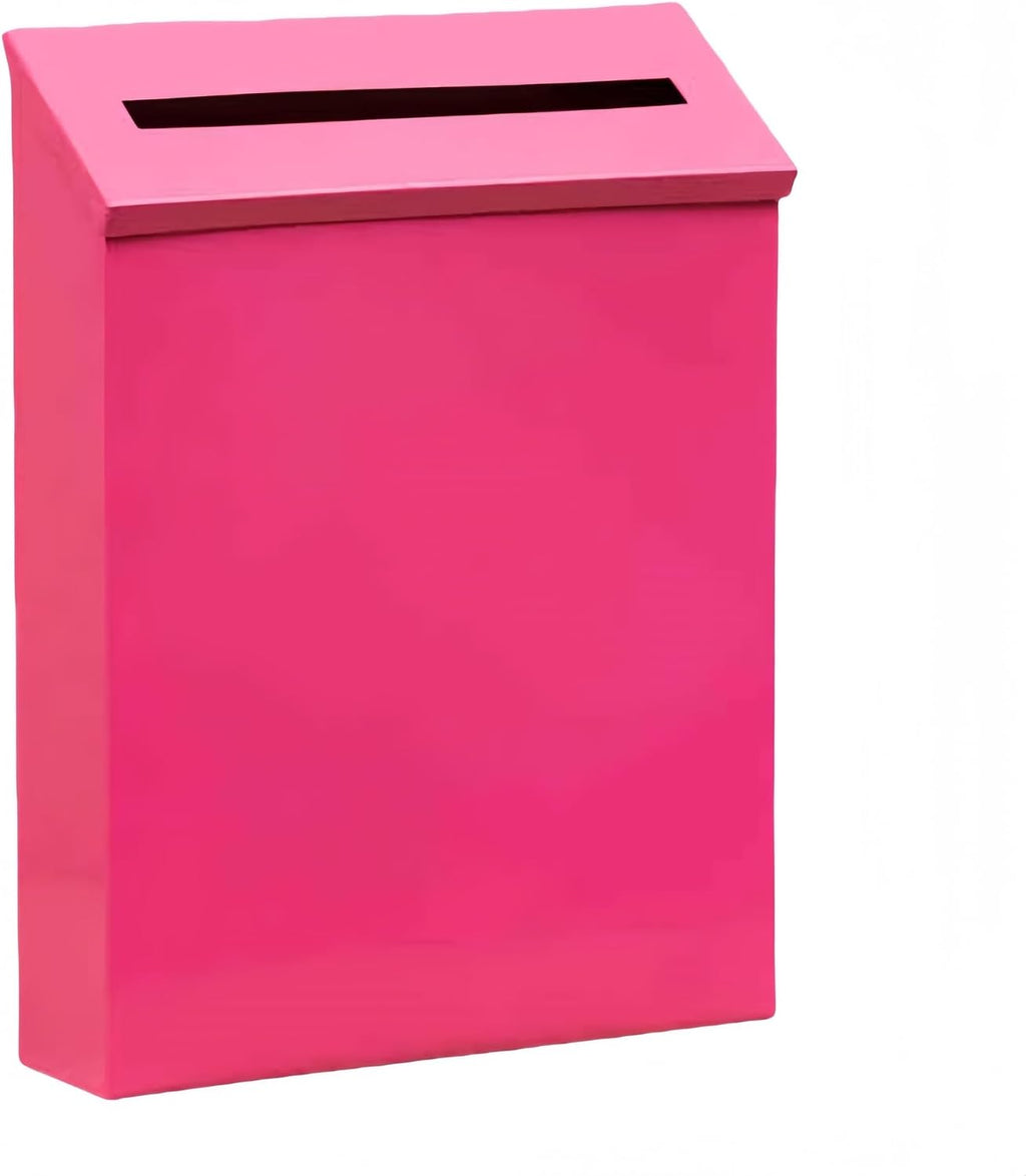 Modern Wall Mounted Mailbox with Large Storage Capacity, Metal Mailbox Hanging Secure Postbox for Office Business Home School Outdoor Indoor Use