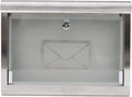 Mailbox Mail Box Rainproof Wall Postbox 304 Stainless Steel Glass Outdoor Fashion Villa